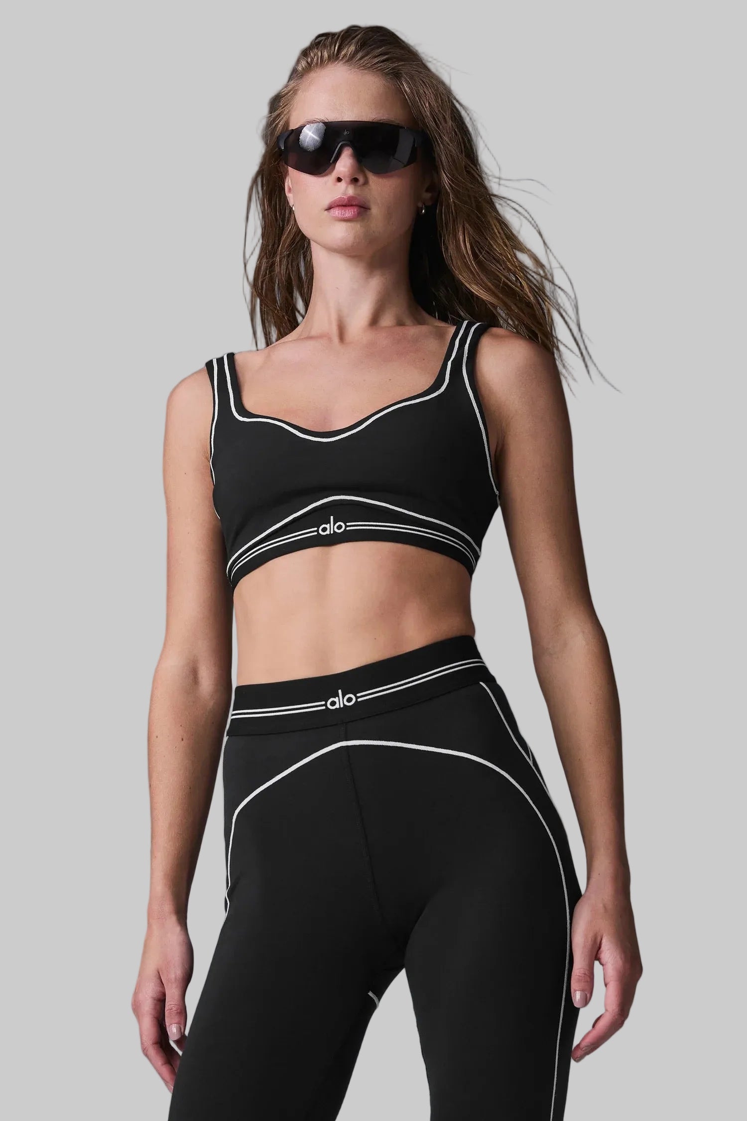 Alo Airbrush Heart Throb Bra